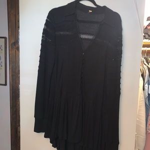 Black free people mini dress